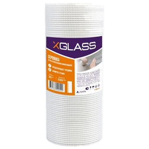 Лента-серпянка клеевая X-Glass Gold (230мм*20м) 30 шт/уп