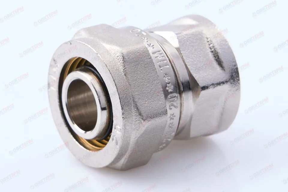 Соединитель обжимной TIM 20*1/2"в (10уп/90ящ)
