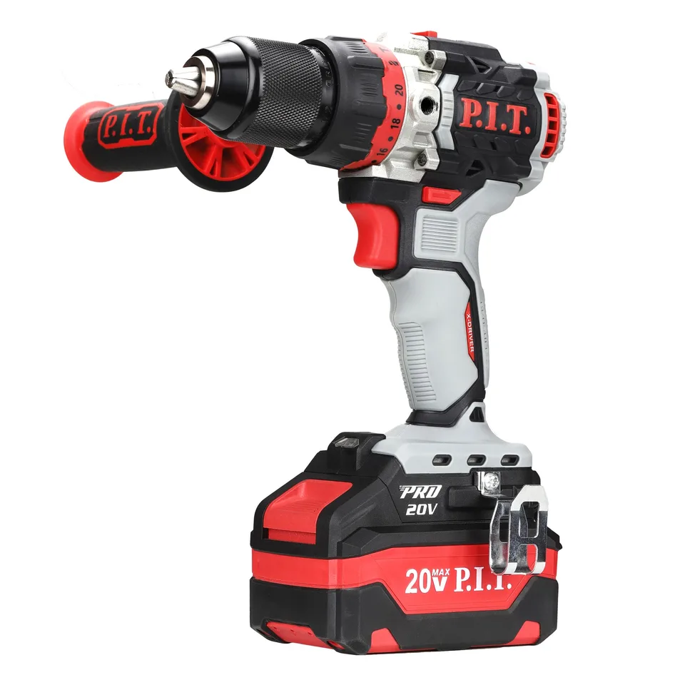Шуруповерт ударный Б/Щ P.I.T. OnePower X-DRIVER PSB20H-13D/3 (20В, 75Нм, 13мм, 1 АКБ*4Ач, ЗУ)