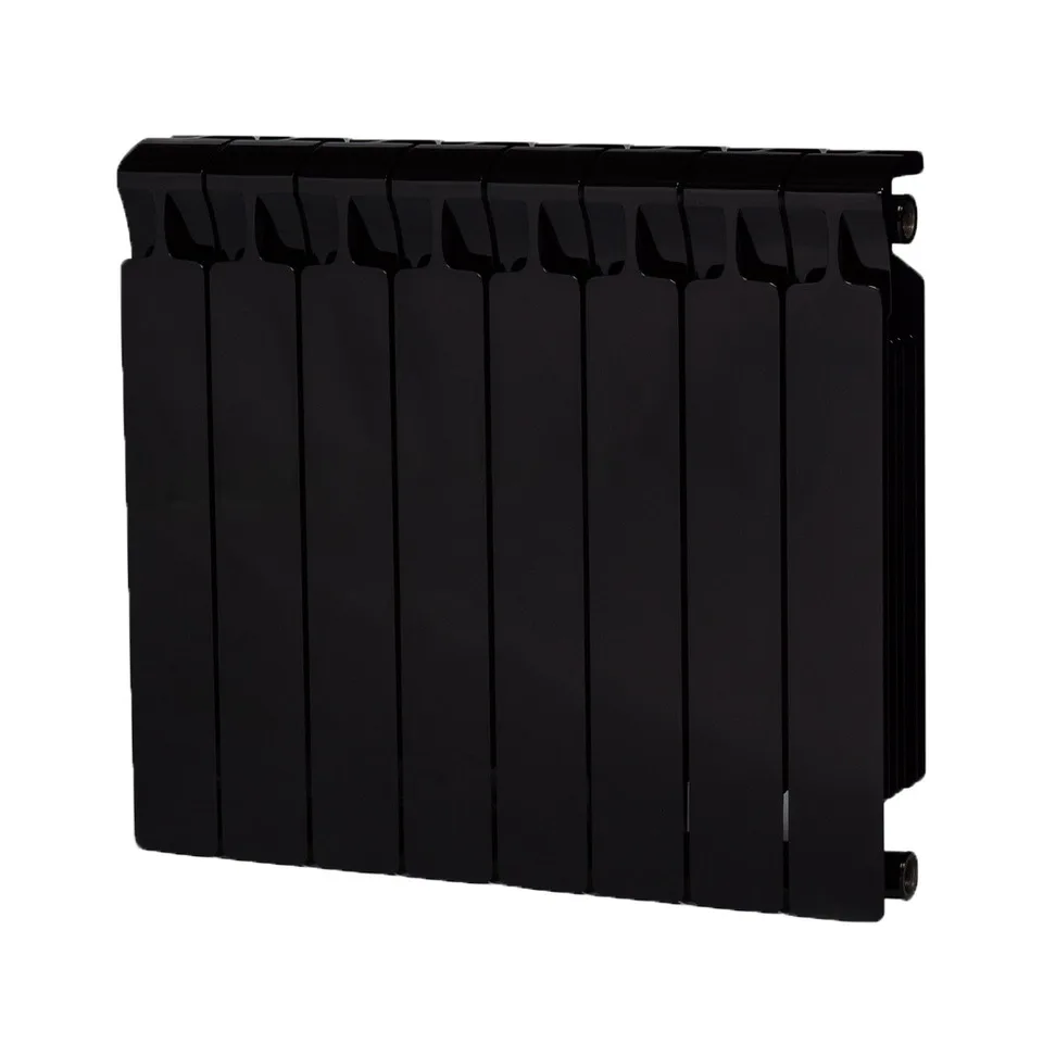 Биметалл радиатор 500/100 KOER ULTRA BLACK (сборка 10 секций,187Вт,1,63кг, ГОСТ 31311-2005)
