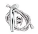 Набор д/гигиен.душа ZERIX BIDET SET-008 SUS из нерж/стали (шланг, лейка, кронштейн) (40 шт/ящ)