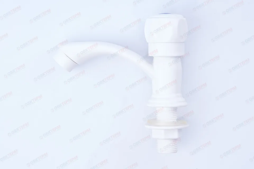 Смеситель моно для холодной воды PLAMIX MONO-001-B White (40 шт/ящ)