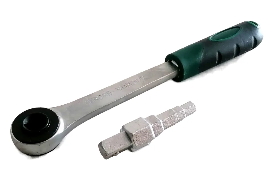 Ключ для американок ступенчатый универсальный с трещеткой 3/8'' - 1/2'' - 3/4'' - 1'' ( 6шт/24ящ)