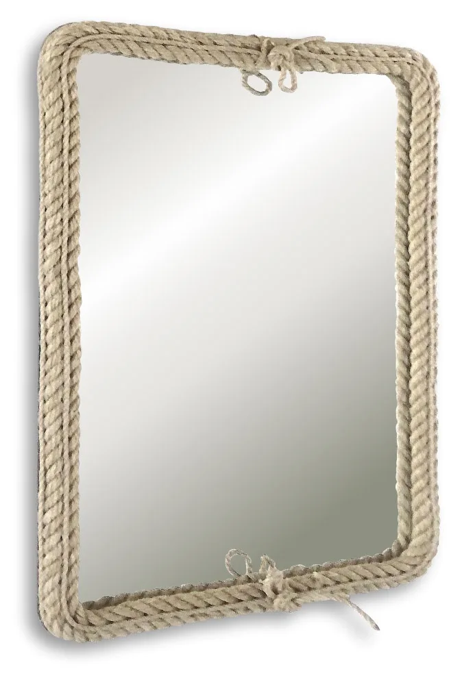Зеркало 550х800 прямоугольное "Вестерн" (декор-канат) Silver Mirrors