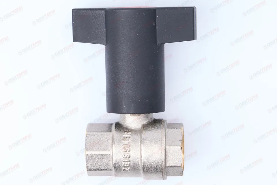 Кран шаровый       (ручка удлиненная пластик)     ZEISSLER     1/2"   ВВ   (15/60)