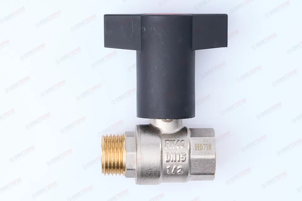 Кран шаровый       (ручка удлиненная пластик)   1/2" ВН  ZEISSLER (12/48)