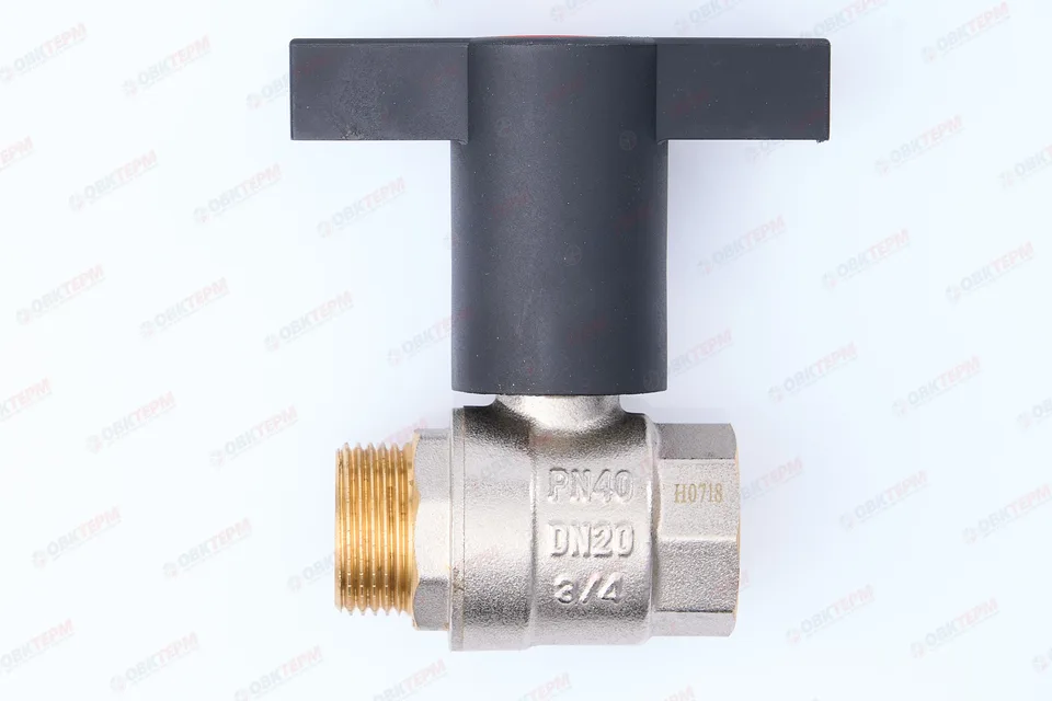 Кран шаровый (ручка удлиненная пластик) 3/4" ВН ZEISSLER (8/32)