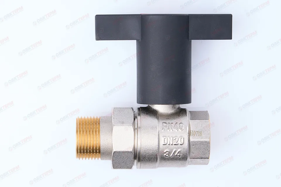 Кран шаровый с американкой (ручка пластик)     ZEISSLER      3/4"   ВН   (6/24)