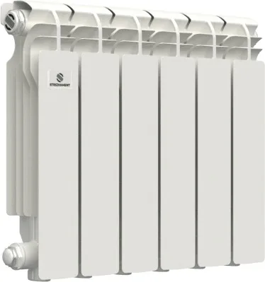 Радиатор    алюминиевый  STRIZHAMENT ЭКСТРА 350/100 (сборка 10 секций,1,0 кг 150 Вт,ГОСТ 31311-2005)