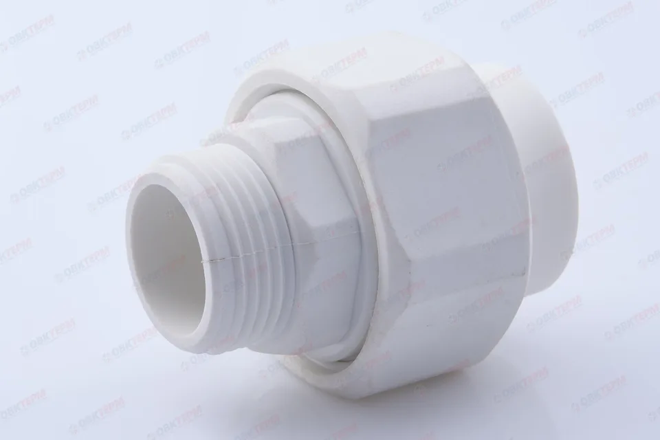 Разборное соединение 32 * 1" Н PPSU (ПЛАСТИК) БЕЛАЯ PP-R (RTP) (150/15)