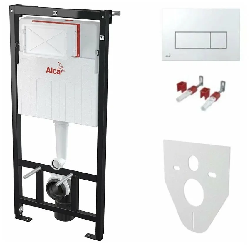 Инсталляц. сист д/унитаза ALCAPLAST AM101/1120+M91+М571 Без кнопки