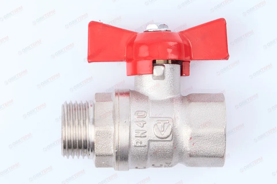 Кран шаровый        Valtec      1/2" ВН  бабочка ГОСТ  (12/192)