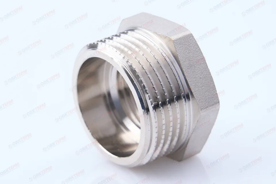 Футорка 1" - 1/2" Никель ZEISSLER (160/10)