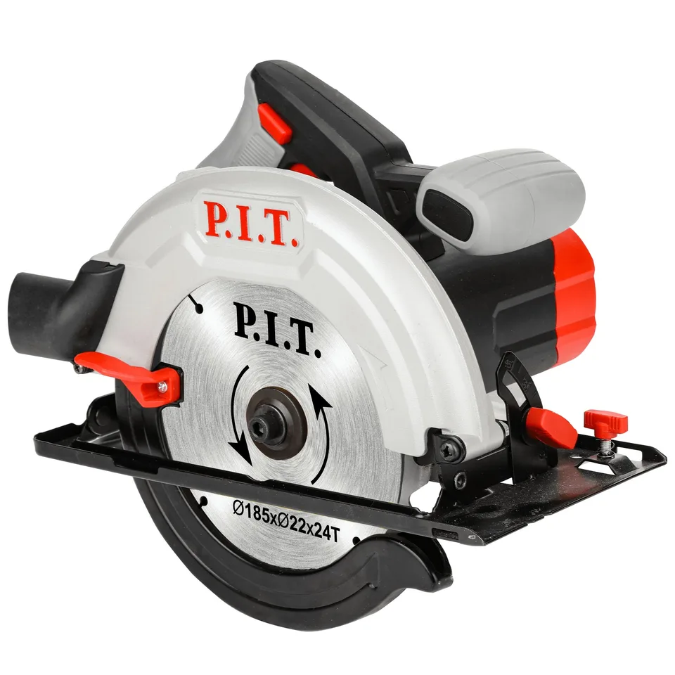 Пила циркулярная P.I.T. PKS185-C3 1400Вт, 5500 об/мин