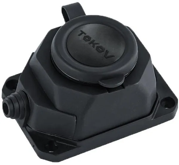 Колодка удлинителя 1-м 16А с заземл. каучук TOKOV ELECTRIC TKE-C05-KK1-Z