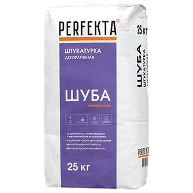 PERFEKTA Штукатурка декоративная "Шуба",2 мм 25кг (54 м/пал)