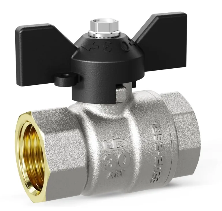 Кран шаровой     LD Pride       3/4"   ВВ   бабочка   (22 шт)