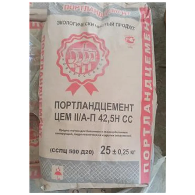 Цемент Новоросцемент ПЦ500 Д20 (25кг) красный 64шт