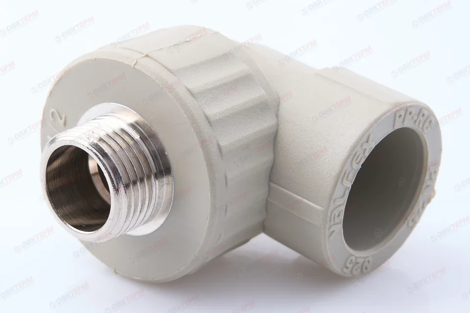 Угол с МРН  25 * 1/2"      (VALFEX)  серый  (90/15)