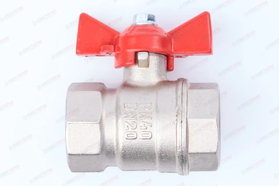 Кран шаровый VALFEX 3/4" ВВ бабочка (20/80)