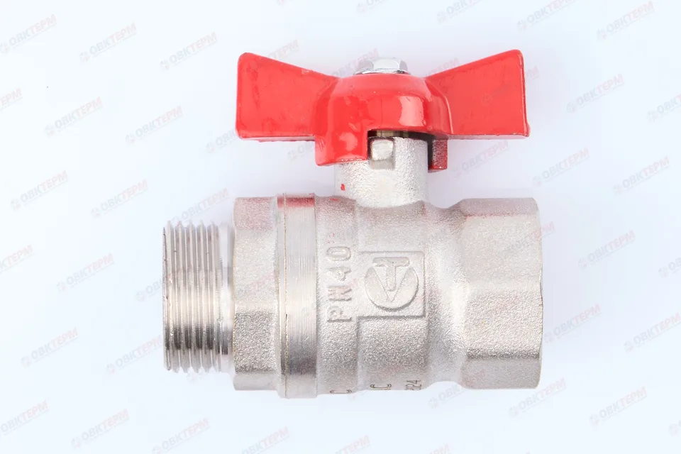 Кран шаровый        Valtec      3/4" ВН     бабочка ГОСТ      (120/10)
