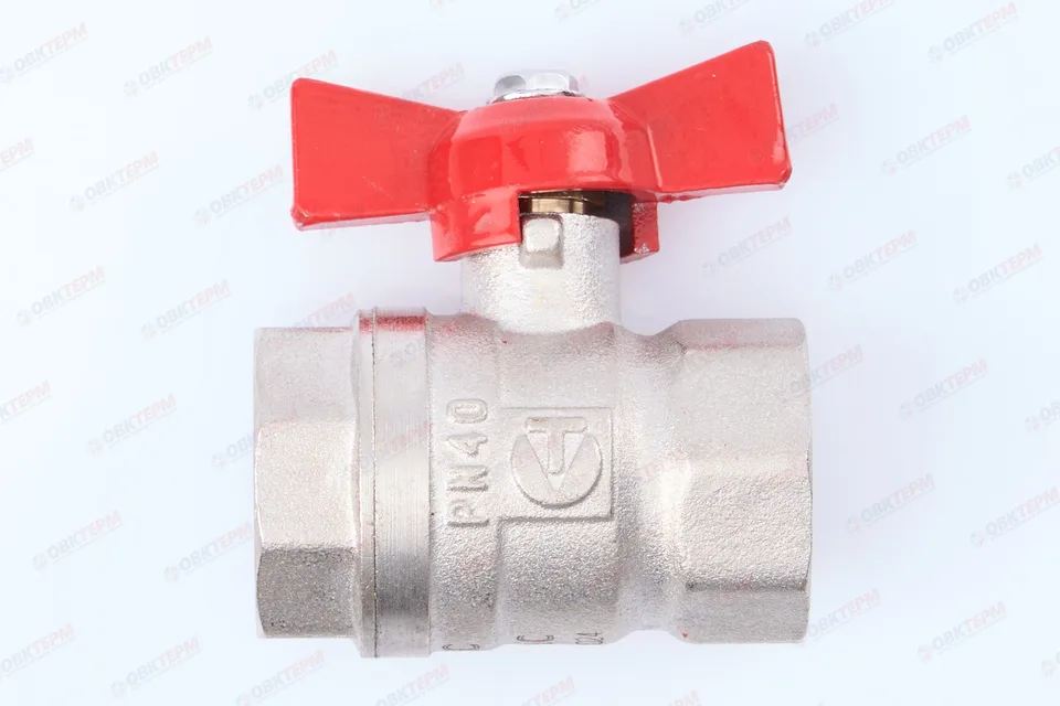 Кран шаровый        Valtec      3/4" ВВ     бабочка ГОСТ (14/126)