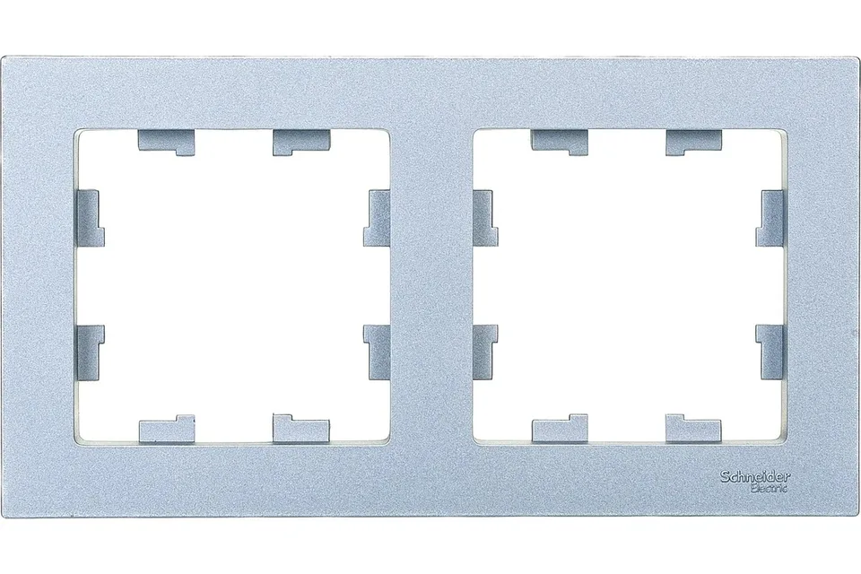 Рамка 2-м Алюминий AtlasDesign Systeme Electric