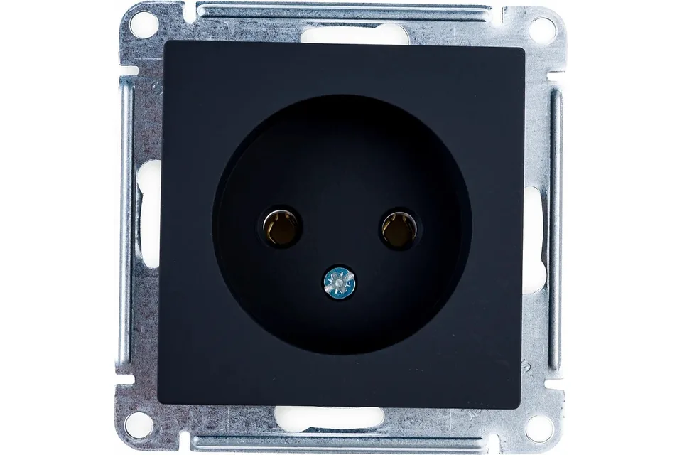 Розетка б/з 16А механизм Карбон AtlasDesign Systeme Electric