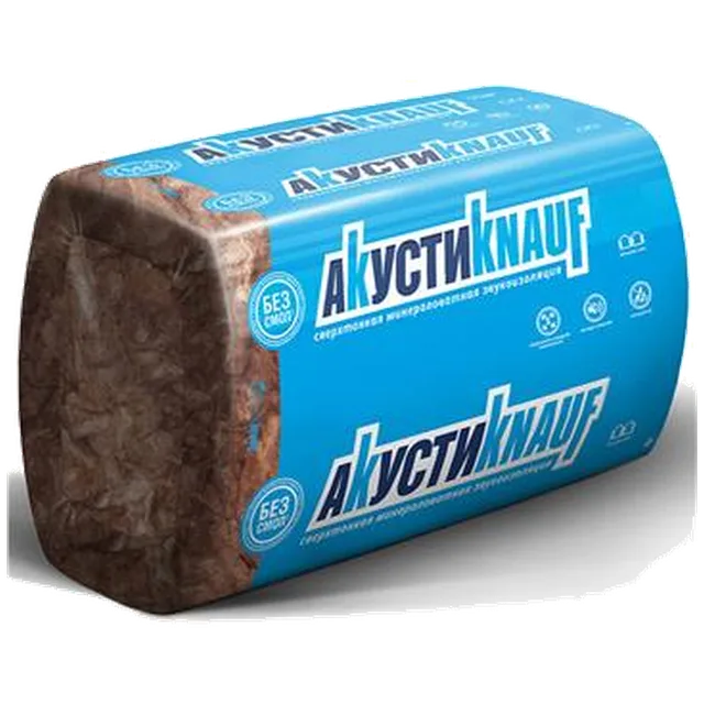 Мин. Изоляция ТеплоKNAUF Акустик (50*610*1230) 16 листов (12м2/0,6м3)32шт/пал