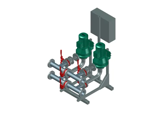 Установка насосная автоматическая CO 3 BL 40/140-4/2/SK-FFS-R-CS, Wilo