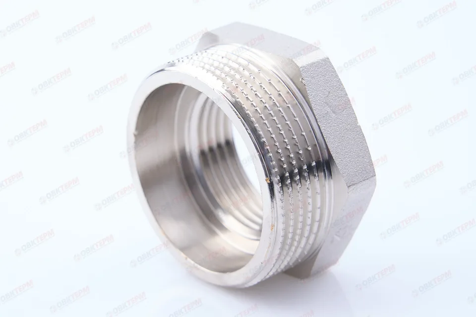 Футорка 1 1/2" -  1"   Никель ZEISSLER                   (65/5)