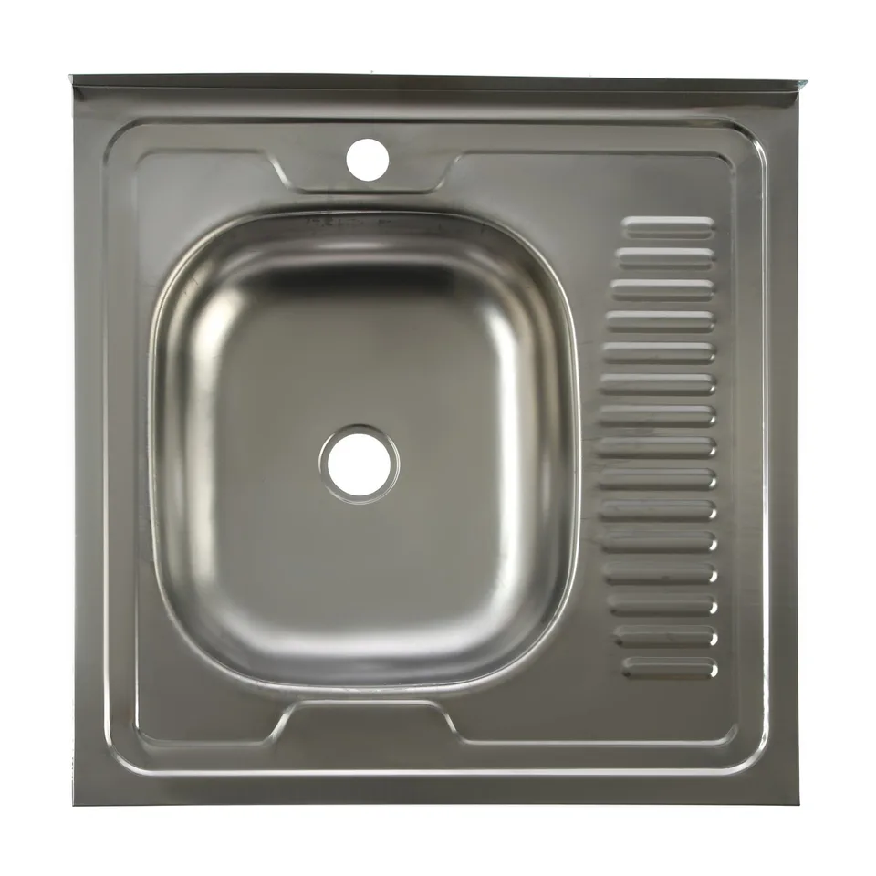 TRIO Мойка НАКЛАДНАЯ 60*60L*0,40мм БЕЗ СИФОНА