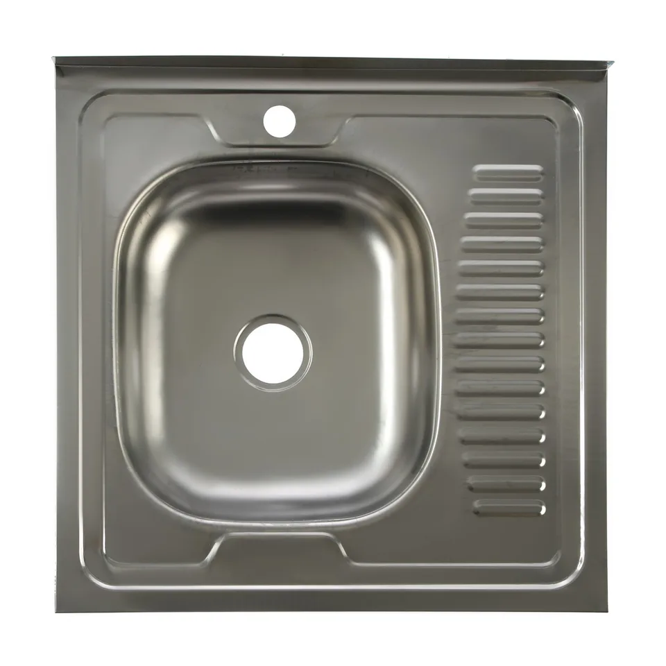 TRIO Мойка НАКЛАДНАЯ 60*60L*0,60мм БЕЗ СИФОНА
