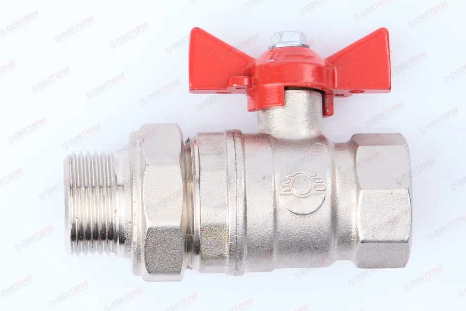 Кран шаровый с американкой VALFEX 3/4" ВН бабочка (56/14)