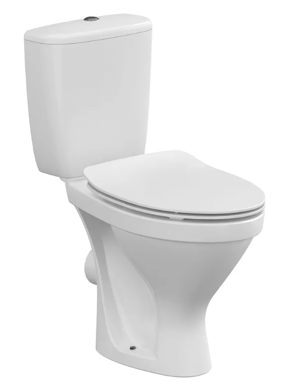 Унитаз-компакт Cersanit MELAR 031 3/6 DPL EO slim ( прям. вып,2 реж, SC, нижн. подкл) Ш350*В795*Г635