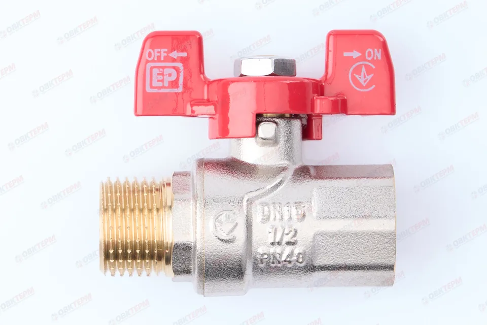 Кран шаровый     EUROPRODUCT      1/2"  ВН   бабочка    (96 шт)