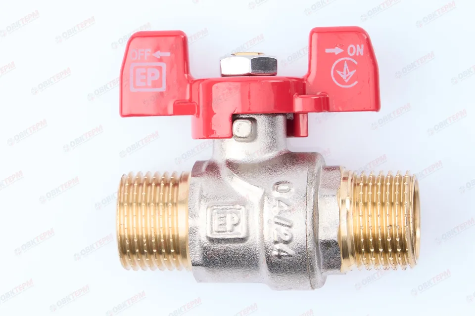 Кран шаровый EUROPRODUCT 1/2" НН бабочка (96 шт)