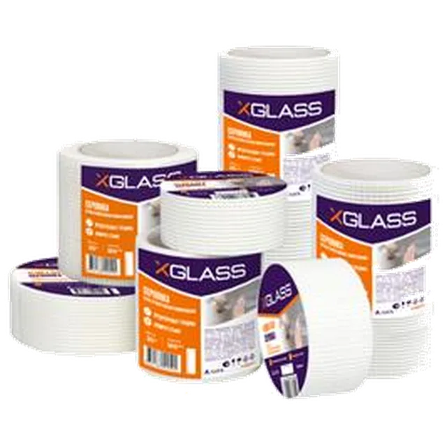 Лента-серпянка клеевая X-Glass Gold (45мм*45м)