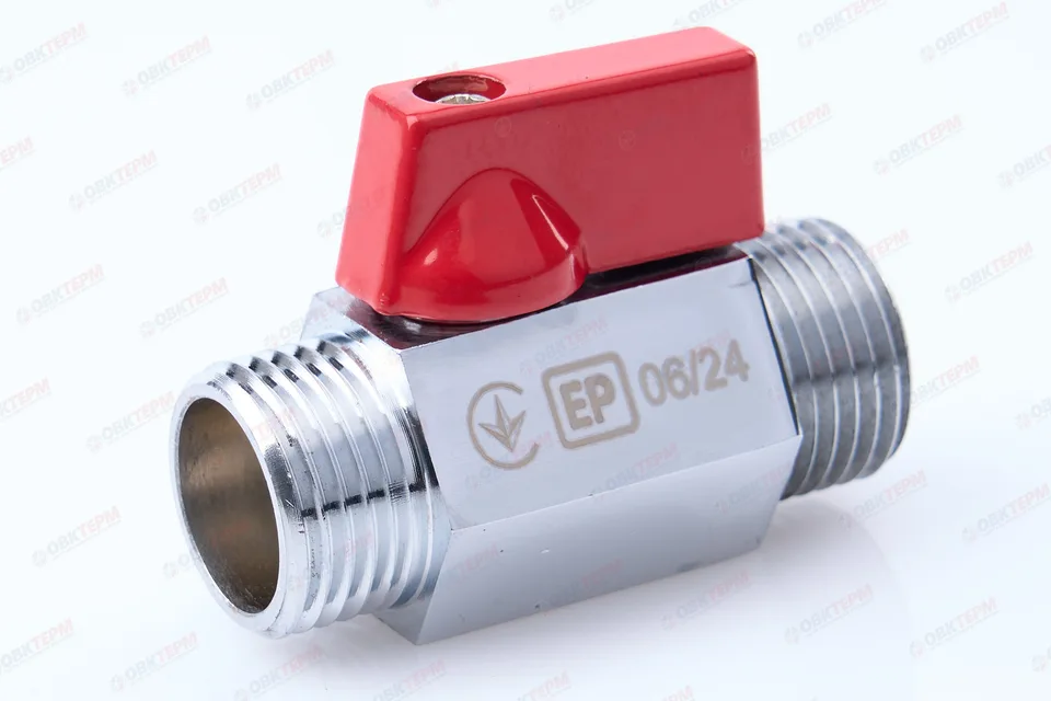 Кран шаровый   мини  EUROPRODUCT      1/2"   НН (200шт)