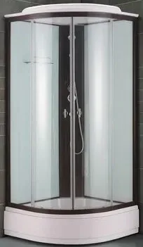 Душевая кабина ALIOTTI ALT-5090W 90*90*215 (стекло 4 мм,средний поддон) 3 места