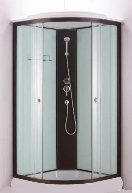 Душевая кабина ALIOTTI ALT-091W 90*90*215 (стекло 4 мм,низкий поддон) 3 места