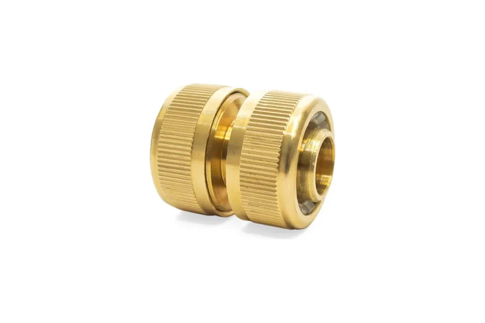 Муфта для шланга ремонтная, 1/2" (ЛАТУНЬ) (96 шт/ящ, 24 шт/кор) CRAB/HORKE PRO PL-307