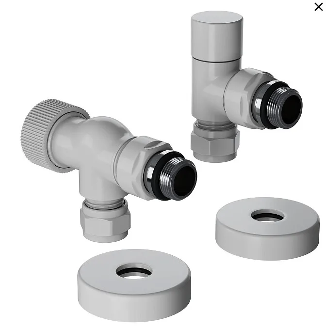 Набор термостатический для радиатора осевой ROYAL THERMO Design Pro 15мм М30х1,5
