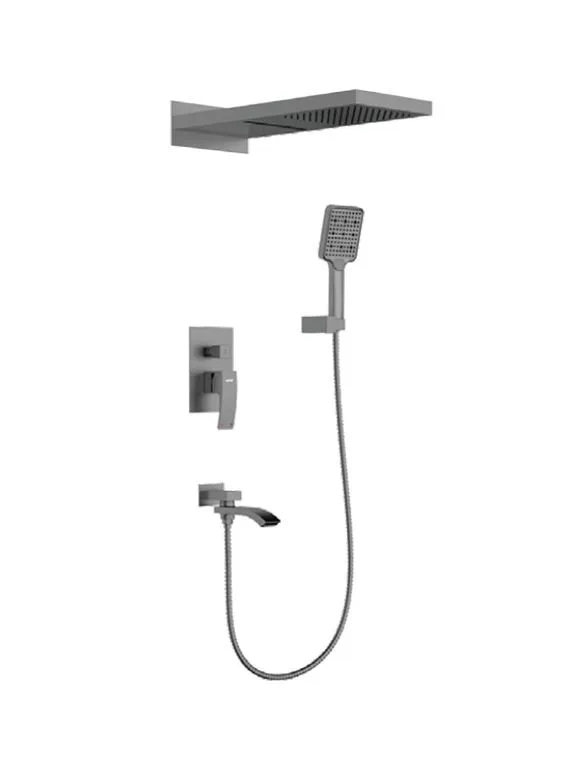 Душ/система встраиваемая GAPPO G7107-79 хром /лейка 3 реж/тропич душ