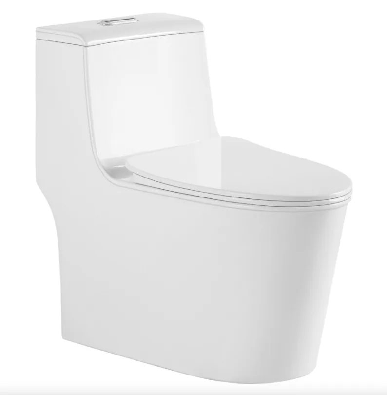 Унитаз-моноблок EVA GOLD T1087, (безободковый ,сиденье тонкое ДП,арматура с гофрой и подводкой)