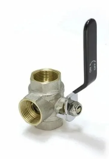 Кран 3-ходовой шаровый TIM 1/2" ВВВ (5шт/40 ящ)