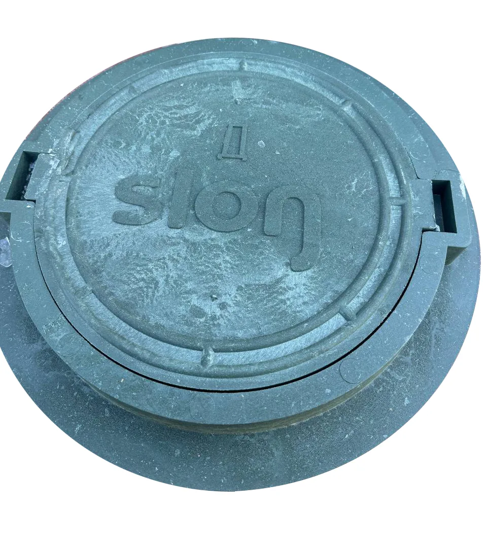 Люк Дачный 460 мм SLON (круглый) ЗЕЛЕНЫЙ