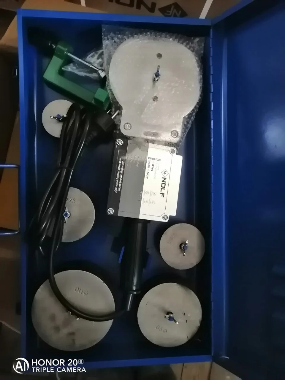 Паяльник NOLF NF.W103   1000W+1000W    насадки плоские  50/110  (5 шт/ящ)