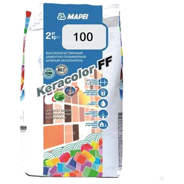 Затирка MAPEI Keracolor 100/2 Белый  (8 шт )