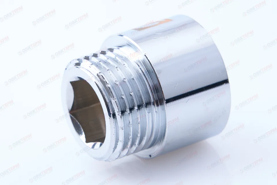 Удлинитель     1/2" вн *15 мм     хром (Valtec)   (/10шт)